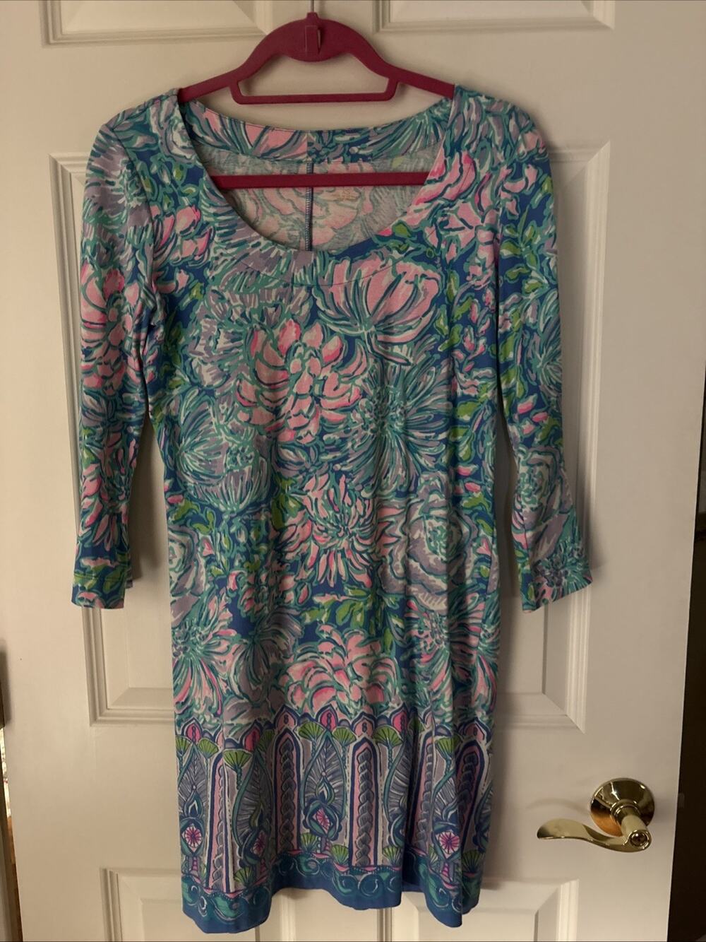 Lilly Pulitzer Women's Floral Dress Size Small. Pre-owned Excellent Condition